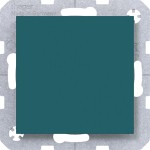 Hager WAF1001C09 Blindverschluss mit Zentralstück, Ax/Cx, azure, matt 