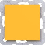 Hager WAF1001C16 Blindverschluss mit Zentralstück, Ax/Cx, saffron, matt 
