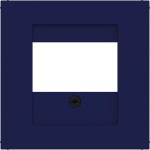 Hager WAF1104C06 Zentralstück mit Ausschnitt für TAE, Lautsprecher, USB, Ax/Cx, ocean, hg 