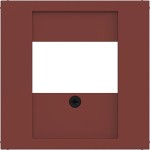 Hager WAF1106C05 Zentralstück für TDO-Steckdose, Ax/Cx, carmin, halbglänzend 