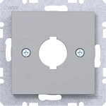 Hager WAF1171TA Zentralstück f. Melde- u. Befehlsg. 18,8 mm, Ax/Cx, titan metallisch lack 