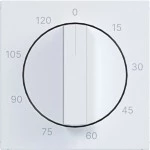 Hager WAF1313WM Zentralstück für mechanische Zeitschaltuhr 0-120 min, Ax/Cx, lichtweiß matt 