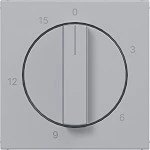Hager WAF1314TA Zentralstück für mechanische Zeitschaltuhr 0-15 min, Ax/Cx, titan met lack 
