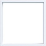 Hager WAF7073WM Zwischenring für Zentralplatte 50 x 50 mm, A.x/C.x, lichtweiß matt 