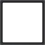 Hager WAF7074BM Zwischenring für Zentralplatte 51 x 51 mm, A.x/C.x, nachtschwarz matt 