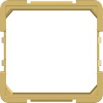 Hager WAF7091C08 Zwischenring für Zentralplatte 45 x 45 mm, A.x/C.x, gold, metallisch 