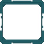 Hager WAF7091C09 Zwischenring für Zentralplatte 45 x 45 mm, A.x/C.x, azure, matt 