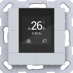Hager WAK5010WM Der KNX Secure Raumcontroller in lichtweiß matt kombiniert intuitive Bedienung, modernes Design und KNX Datensiche 