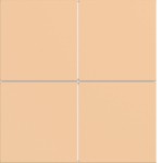 Hager WAK7014C12 Abdeckung für Tastsensor KNX Secure, 4fach, A.x/C.x, petal, matt 
