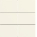 Hager WAK7016C11 Abdeckung für Tastsensor KNX Secure, 6fach, A.x/C.x, shell, matt 