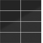 Hager WAK7018BG Abdeckung für Tastsensor KNX Secure, 8fach, A.x/C.x, nachtschwarz glänzend 