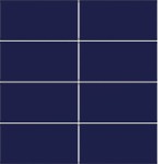 Hager WAK7018C06 Abdeckung für Tastsensor KNX Secure, 8fach, A.x/C.x, ocean, halbglänzend 