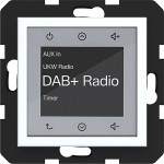 Hager WAN6011WM Radio Touch UP DAB+, A.x/C.x, lichtweiß matt 