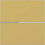 Hager WAN7010C08 Abdeckung für Taster, 1fach, A.x/C.x, gold, metallisch 