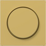 Hager WAN7060C08 Zentralstück für Drehdimmer/Drehpotenziometer, A.x/C.x, gold, metallisch 