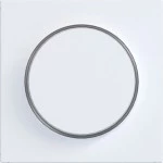 Hager WAN7060WM Zentralstück für Drehdimmer/Drehpotenziometer, A.x/C.x, lichtweiß matt 
