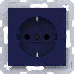 Hager WAS1200C06 Steckdose SCHUKO, erhöhter Berührungsschutz, Steckklemmen, A.x/C.x, ocean, hg 