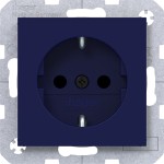 Hager WAS1400C06 Steckdose SCHUKO, erhöhter Berühr.schutz, Schraub-Liftkl., A.x/C.x, ocean, hg 