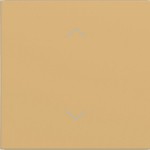 Hager WAW1002C02 Wippe 1fach mit Aufdruck Symbol Pfeile, A.x/C.x, hazel, matt 