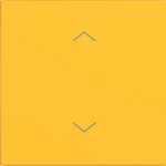 Hager WAW1002C16 Wippe 1fach mit Aufdruck Symbol Pfeile, A.x/C.x, saffron, matt 