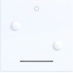 Hager WAW1038WG Wippe 1fach mit Aufdruck 0, anschraubbar, klare Linse, A.x/C.x, lichtweiß gl 