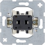 Hager WDE505101 Taster Schließer für Hotelcard-Schaltaufsatz, 2 Meldekont., Wipp-Einsatz UP, 10A 