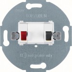 Hager WDF4800PW1 Lautsprecher-Anschlussdose, Dose Unterputz Modul-Einsätze polarweiß, matt