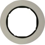 Hager WLD9100AB Rahmen 1fach R.Classic Alu schw geeignet zur Abdeckung von Schaltern oder Steckdosen 