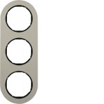 Hager WLD9300AB Rahmen 3fach Serie R.Classic Alu/schwarz 