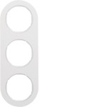 Hager WLD9300WG Rahmen 3fach R.Classic pw 