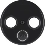 Hager WLF1068BG Zentralstück für Ant. 2 3Lo R.Cl sw 