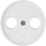 Hager WLF1068WG Zentralstück für Ant. 2 3Loch R.Cl pw 