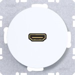 Hager WLF4380WG HDMI Steckdose m 90° Stcka. R.Cl pw 