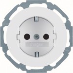 Hager WLS1200WG Steckdose SCHUKO erh BS R.classic pw glä 