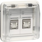 Hager WNA227B UAE Std.n-Eins 8/8p geschi Kat.6 W.1 pw 