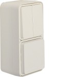 Hager WNC081B Serienschalter/Steckd KD AP W.1 pw 
