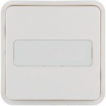 Hager WNT922B Wippe 1fach für Taster BA AP, mit Beschriftungsfeld, W.1 IP55, polarweiß 