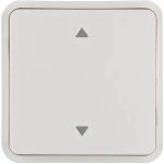 Hager WNT942B Wippe 1fach für Taster BA AP, Bedruckung 2 Pfeile oben/unten, W.1 IP55,polarweiß 