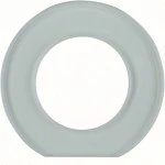 Hager WTD7171GT Glasendrahmen 1-fach, Serie Glas, klar 