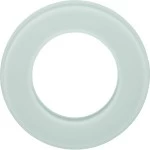 Hager WTD7180GWG Glasrahmen 1-fach, Serie Glas, polarweiß 