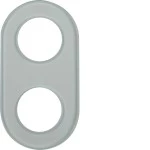 Hager WTD7200GT Glasrahmen 2fach Serie Glas klar 