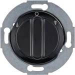 Hager WTE7261BG Jal-Drehsch 2p Z-St 1930 Glas schwarz 
