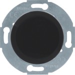 Hager WTF1001BG1 Blindverschluss mit ZS 1930/Glas schwarz 