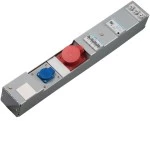 Hager ZAH012L Steckdosenleiste, KVS, 1 x CEE 32A, 1 x Steckdose mit Schutzkontakt 