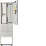 Hager ZAS205EM2T Zähleranschlusssäule 205, universZ, 1 ZP, 3-Punkt, 5-polig, Leerfeld, HAK 