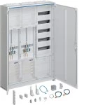 Hager ZB332A25LS Komplettschrank universZ 1100x800x205mm SKII IP44 2 Zählerplätze /VF-5rh APZ 3-feldig 