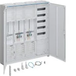 Hager ZB342U25LS Komplettschrank universZ 1100x1050x105mm SKII IP44 2 Zählerplätze /SG/VF-5rh/APZ 4-feldig VBEW 