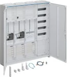 Hager ZB345C25LS Komplettschrank universZ 2 Zählerplätze 3-Punkt 1SG APZ VT5 1100mm 4-feldig ZSK ESA ZY3N1LS 