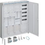 Hager ZB34SEQ29A Komplettschrank universZ 2 Zählerplätze RES SG BKE-I OKK VT5 APZ SLS 50A ESA 1100x1050x205mm 