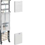 Hager ZH33Q7N Komplettfeld universZ 1050mm 1 Zählerplatz 3-Punkt 1-feldig 